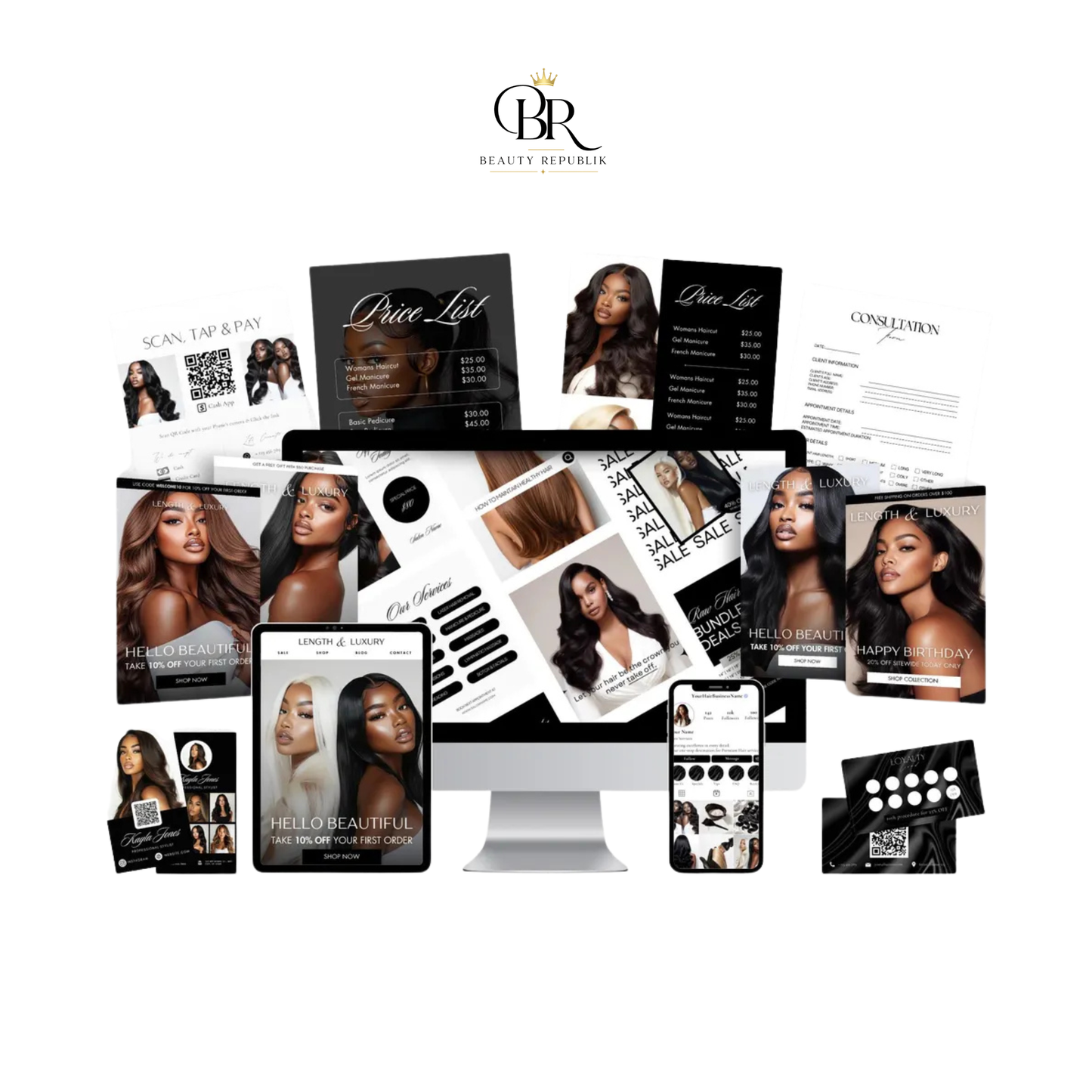 Festive Wig Sales Kit